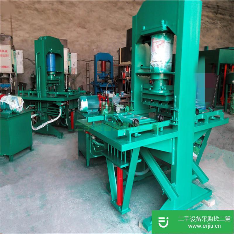 河南出售二手Y300型彩色液壓制磚機