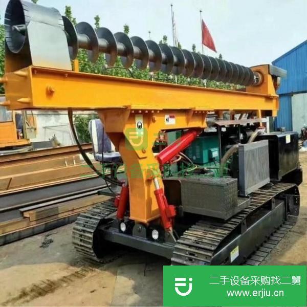 湖南出售二手建筑螺旋式打樁機