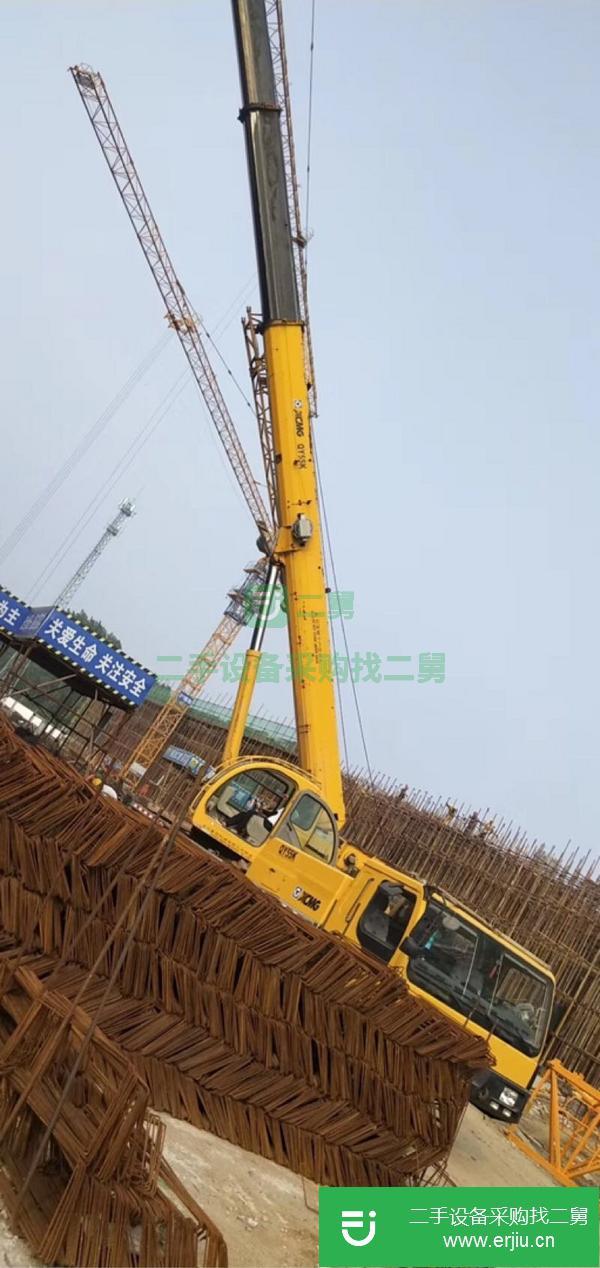 江蘇出售二手徐工吊車，車況精品，手續齊全，原車漆，無事故！包過戶包提檔！