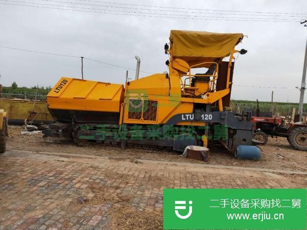 內(nèi)蒙古出售二手三一12米活板及固定板兩用攤鋪機(jī)