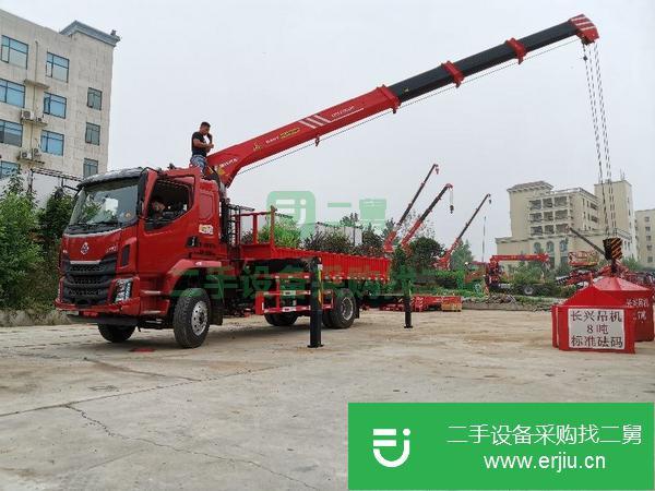 江西出售二手柳汽乘龍8噸隨車吊