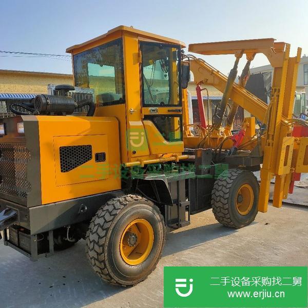 遼寧出售二手護(hù)欄打樁機(jī)