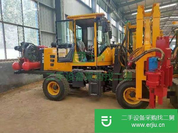 山西出售二手公路圍欄打樁機