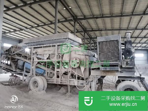湖北出售二手移動(dòng)制砂機(jī)