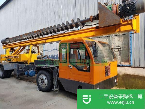 山東出售二手四輪打樁機