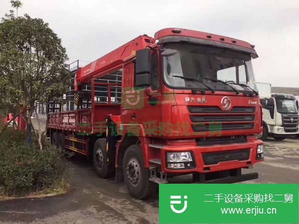 山西出售二手陜汽德龍前四后八20噸隨車吊
