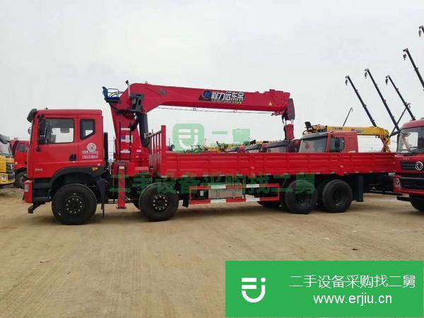黑龍江出售二手東風前四后八8噸隨車吊