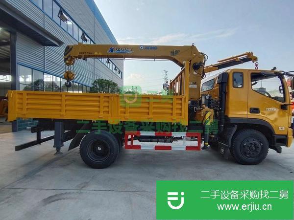 陜西出售二手福田瑞沃國六5噸隨車吊