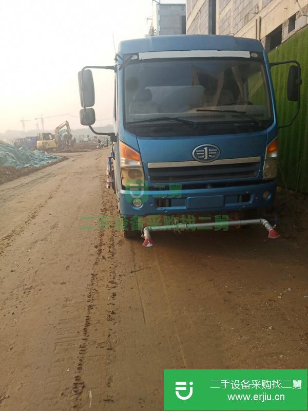 山西出售二手精品解放灑水車