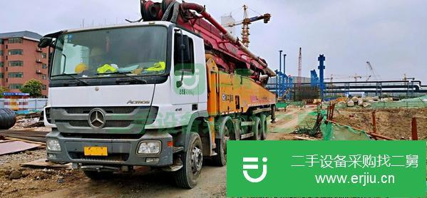 江蘇出售二手徐工56米泵車