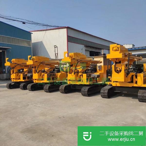 寧夏出售二手光伏履帶打樁機(jī)
