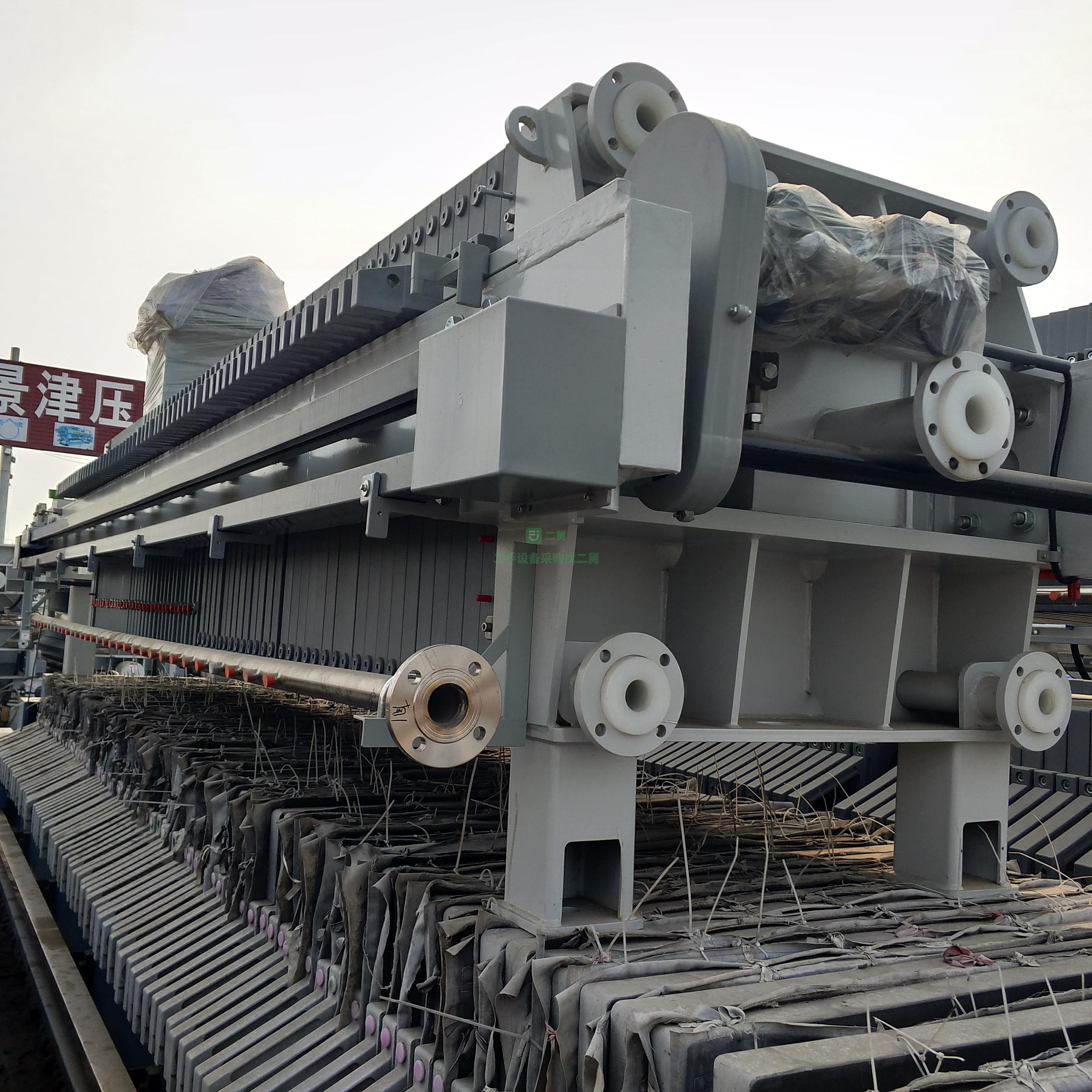 出售二手九成新的100平方隔膜壓濾機