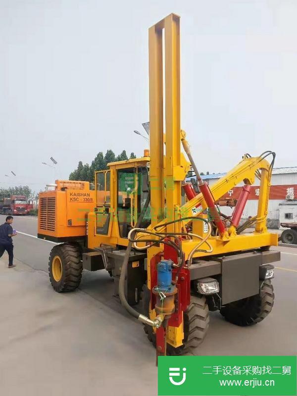 山東出售二手高速公路護欄打樁機