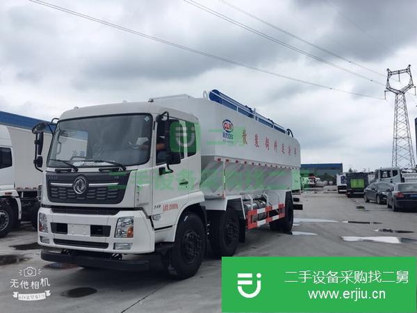 遼寧出售二手9米6散裝飼料運(yùn)輸車