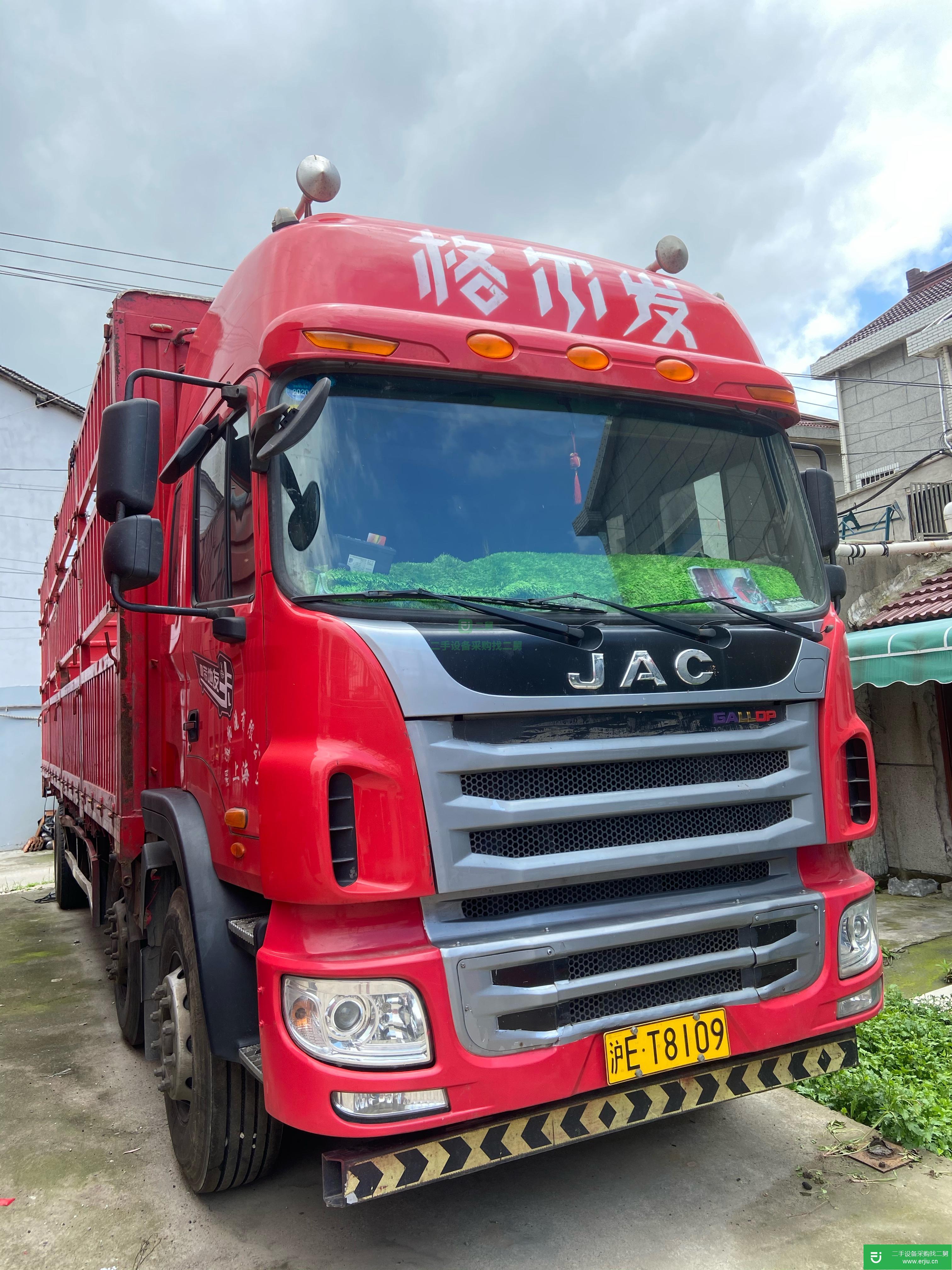 上海出售二手江淮格爾發箱式貨車