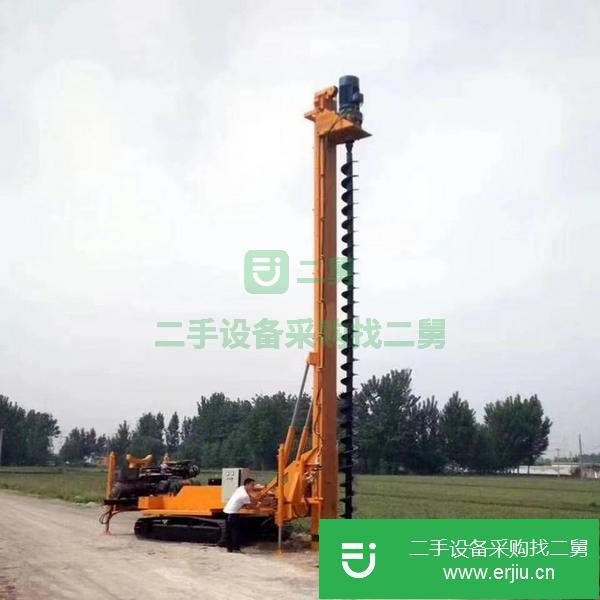 湖南出售二手建筑螺旋式打樁機