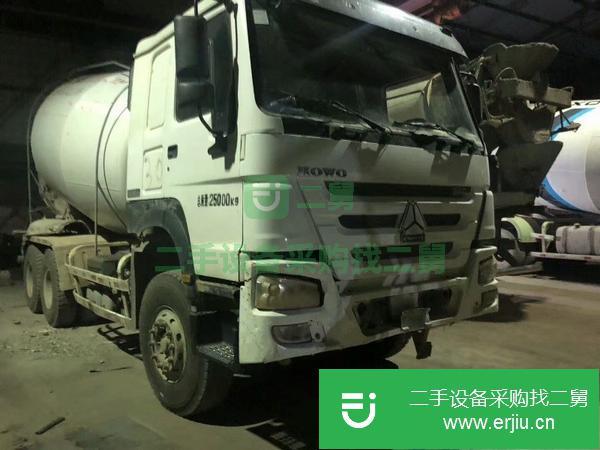 江西出售二手豪沃大12方攪拌車