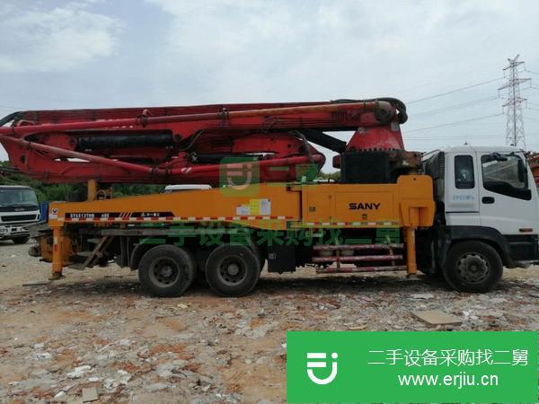 黑龍江出售二手三一重工40米泵車
