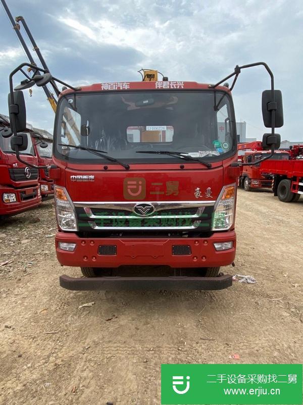 四川出售二手重汽豪曼六噸隨車吊