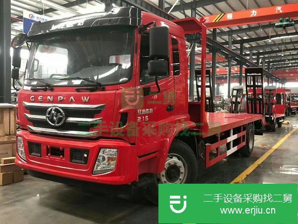 江西出售二手挖機平板運輸車