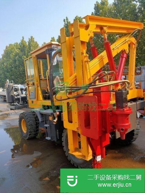 山東出售二手護(hù)欄打樁機(jī)
