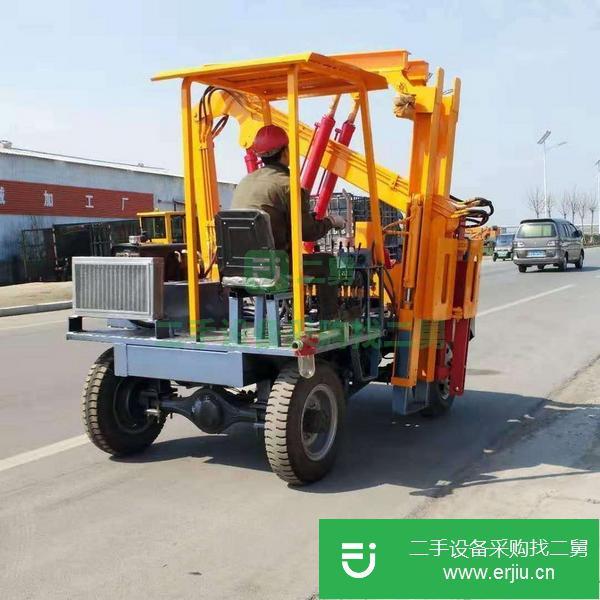 山東出售二手四輪打樁機(jī)