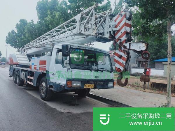 云南出售二手25噸五節臂吊車