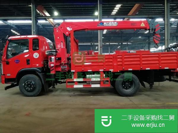 湖北出售二手東風(fēng)小單橋6.3噸隨車吊