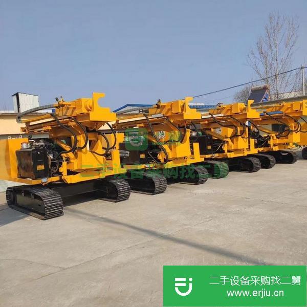 甘肅出售二手光伏履帶打樁機