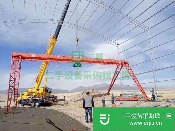 山東出售二手單梁龍門吊
