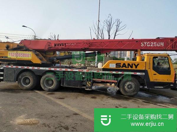 江蘇出售二手三一25噸五節臂隨車吊