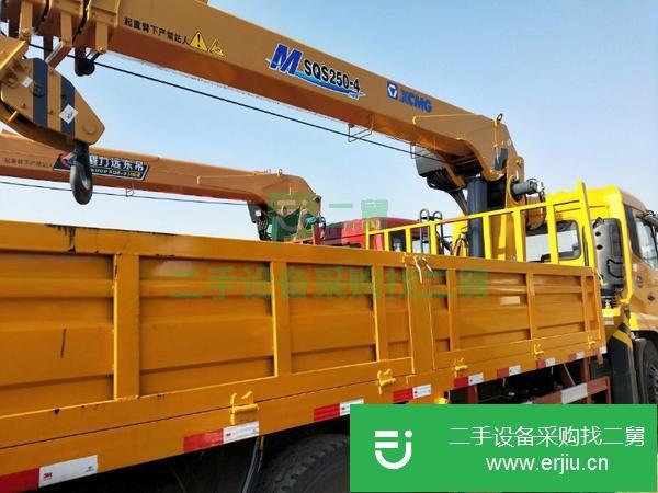 湖北出售二手東風10噸隨車吊