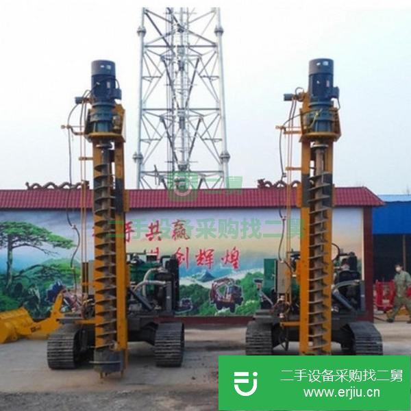 湖南出售二手建筑螺旋式打樁機