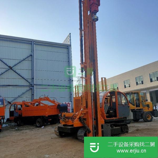 青海出售二手光伏履帶打樁機(jī)