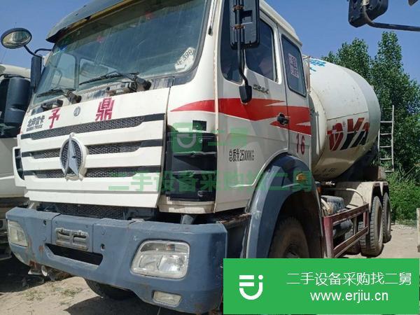 山東出售二手北奔攪拌車  大14方 340馬力