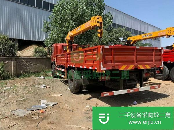 湖北出售二手東風單橋隨車吊5噸隨車吊