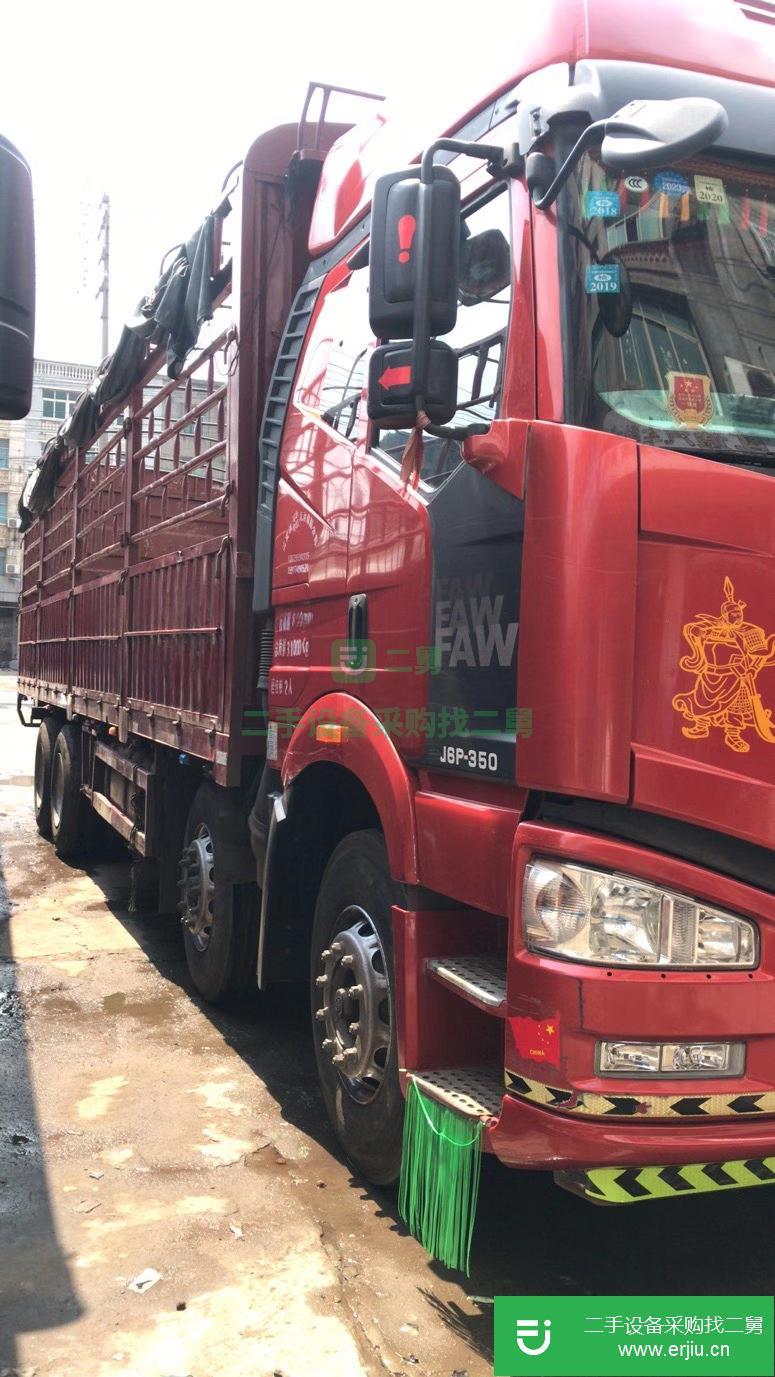 江西出售二手一汽解放高欄載貨車