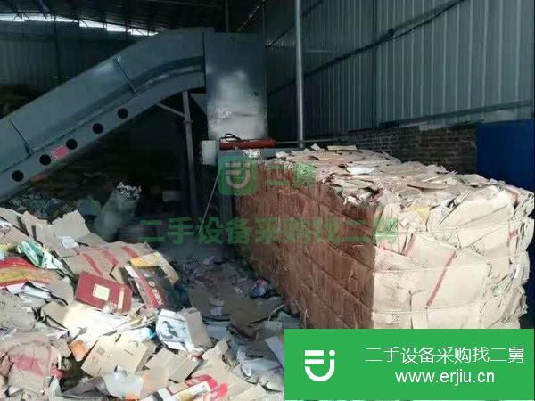 貴州出售二手全自動160型廢紙打包機
