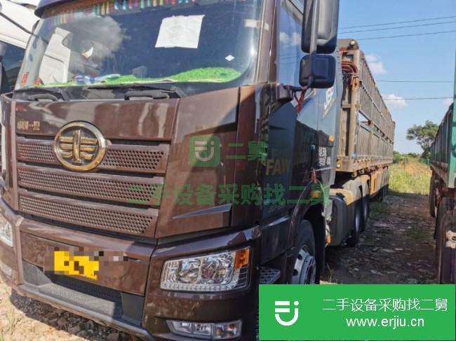 江西出售二手一汽解放半掛車