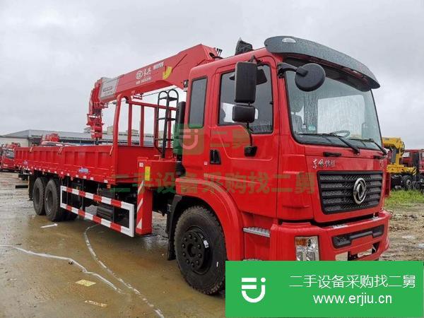 廣西出售二手東風錦程后八輪隨車吊12噸