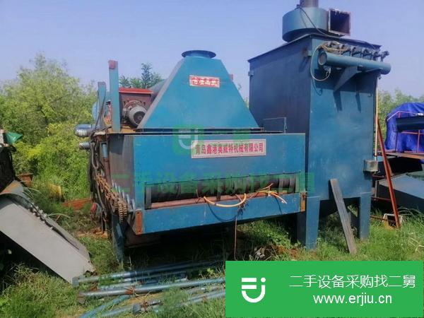 天津出售二手通過式鋼板拋丸機