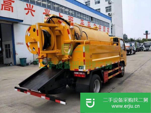 陜西出售二手國六多利卡6方清洗吸污車