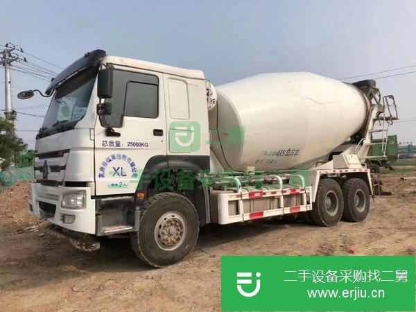 江西出售二手豪沃國五大14方攪拌車