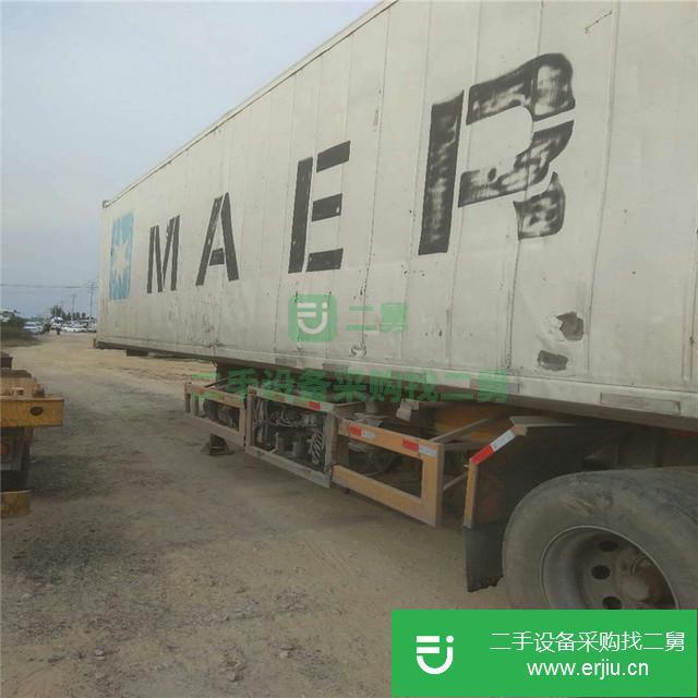 山東出售二手冷藏箱半掛車