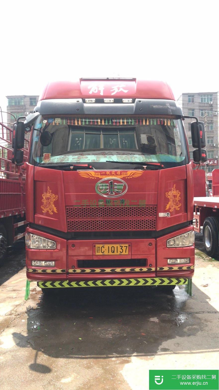江西出售二手一汽解放高欄載貨車