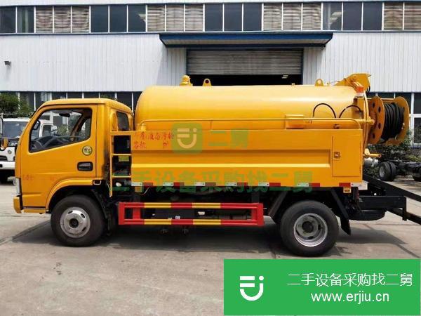 陜西出售二手國六多利卡6方清洗吸污車