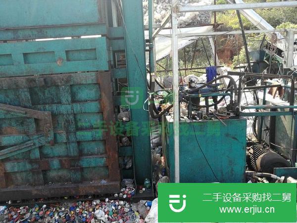 湖北出售二手160噸礦泉水瓶打包機