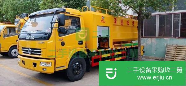 湖北出售二手東風多利卡D7清洗吸污車