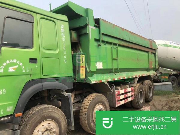 湖北出售二手豪沃環保自卸車