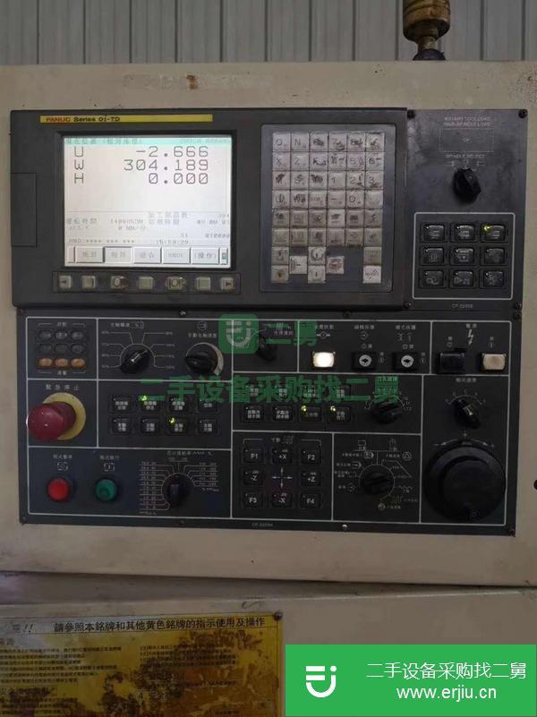 遼寧出售二手程泰GLS-200M數(shù)控斜身車床